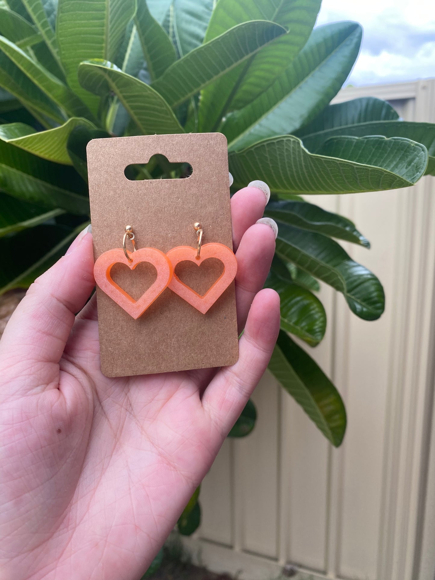 Heart Outline Studs