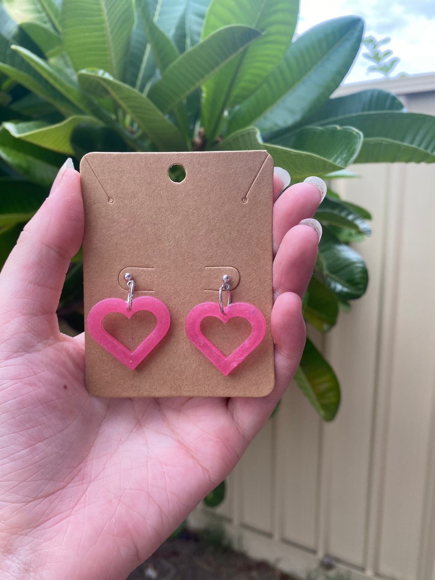 Heart Outline Studs