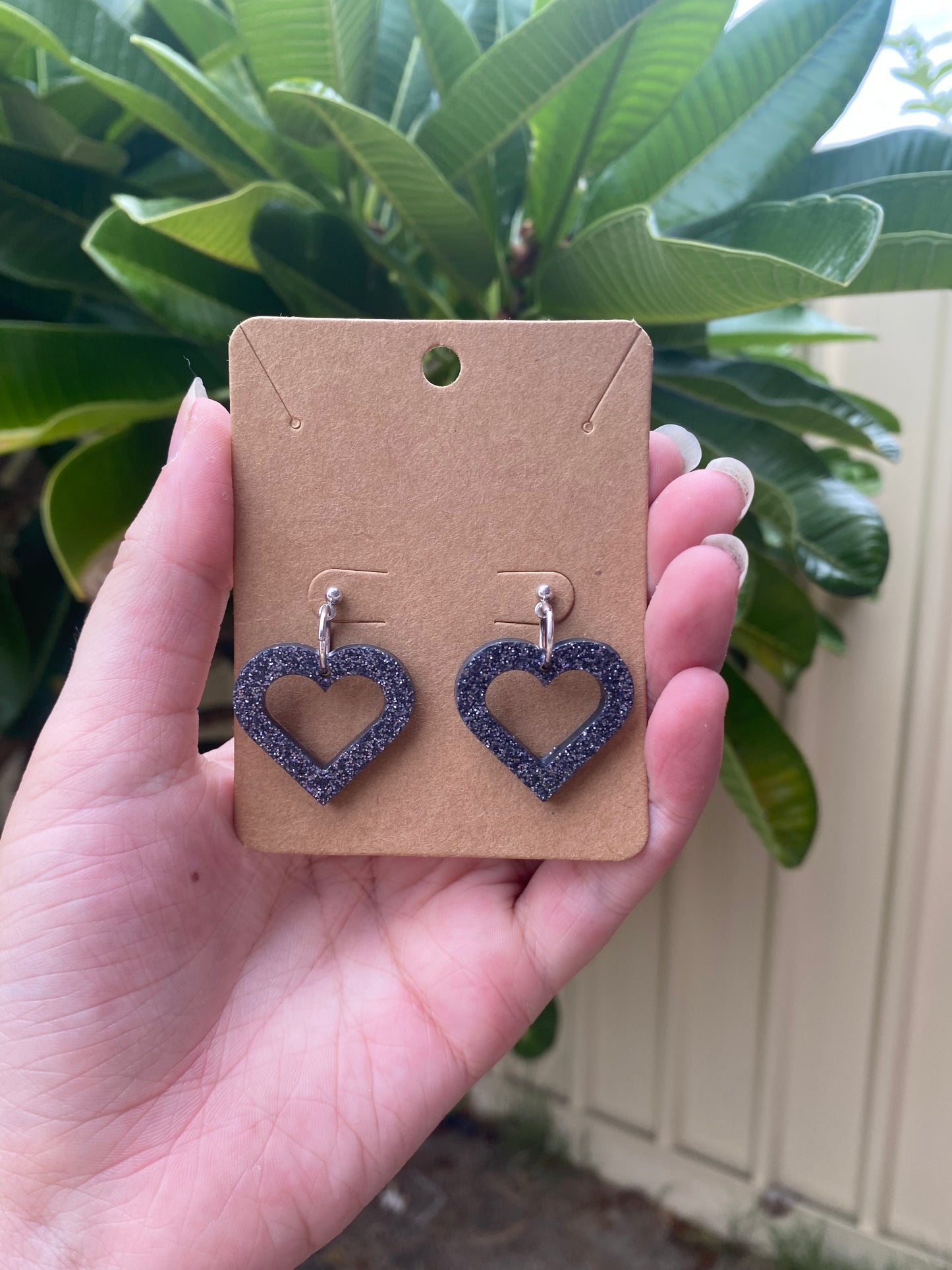 Heart Outline Studs