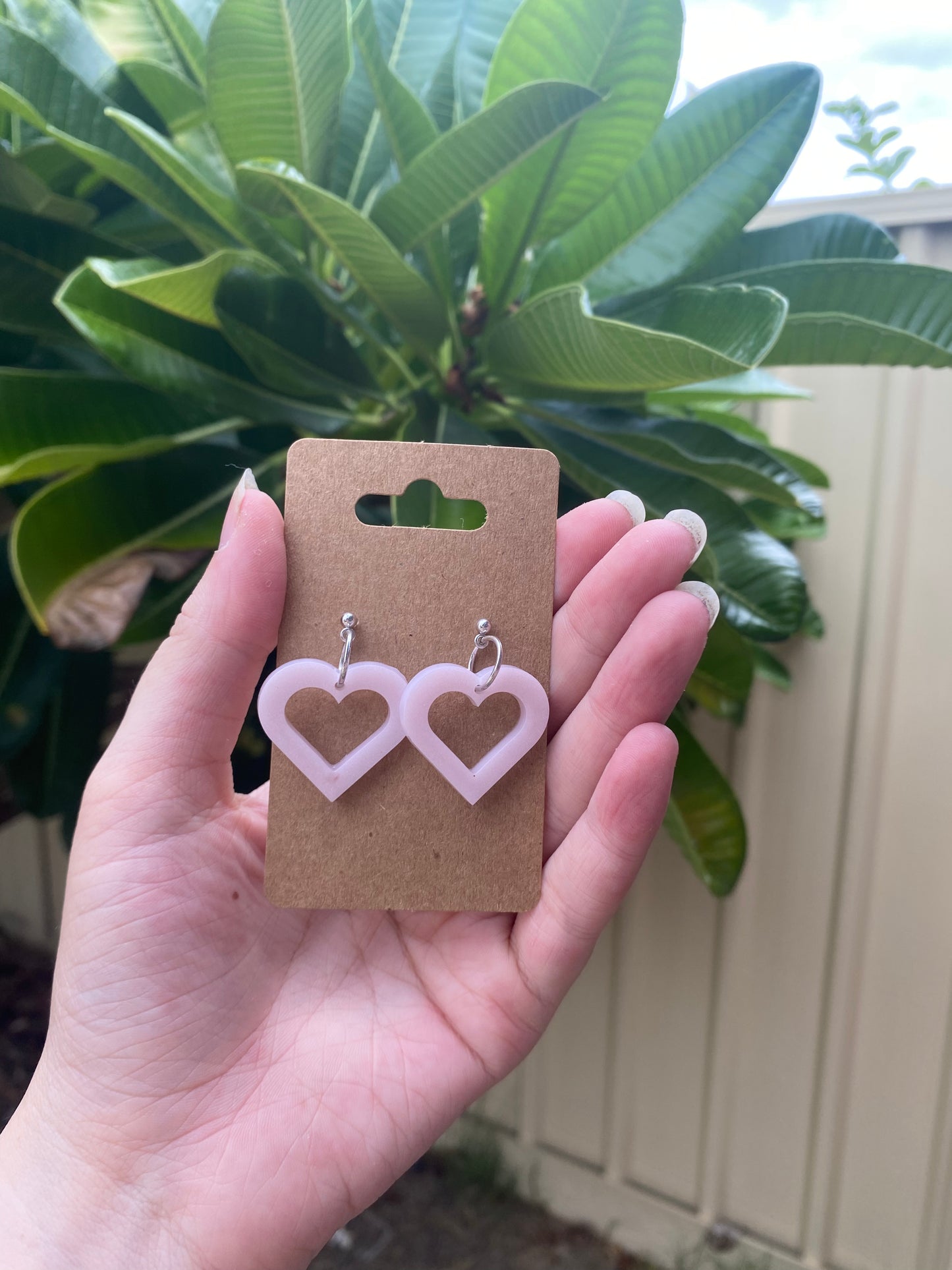Heart Outline Studs