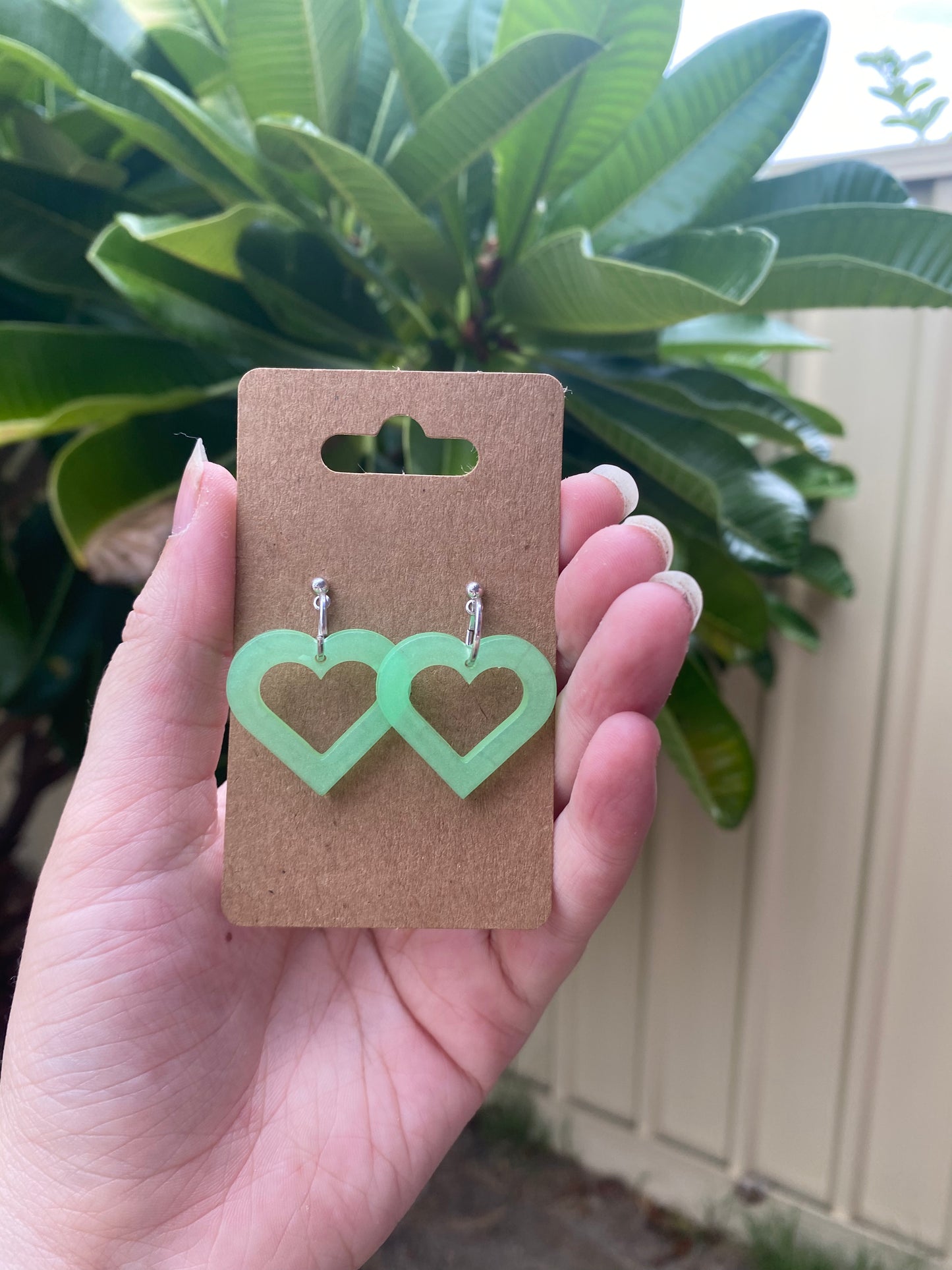 Heart Outline Studs
