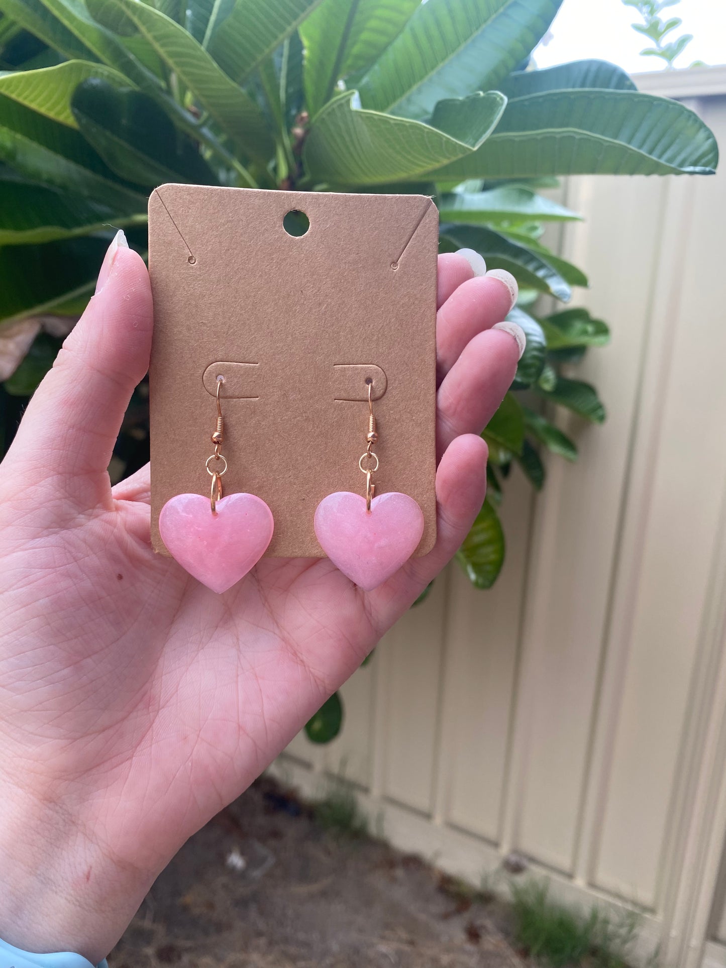 Dome Heart Earrings